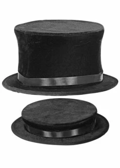 Adult Size Magician Victorian Collapsible Top Hat