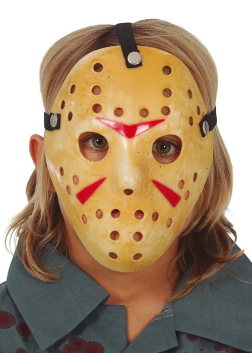 Childrens Halloween Thick Plastic Jason Style Hockey Mask 3 Childrens Halloween Thick Plastic Jason Style Hockey Mask