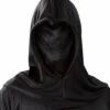Halloween Black Faceless Ghoul Hood -PartyPersona Store 02950 rs