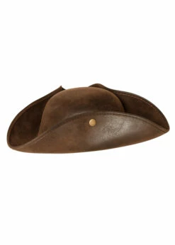 Adult Size Deluxe Brown Tricorn Pirate Hat -PartyPersona Store 04350 rs 02