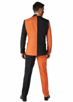 Mens Pumpkin Costume Jack-O Pinstripe Suitmeister Suit -PartyPersona Store 1025 jack o pinstripe rs 05