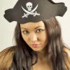 Black Budget Pirate Hat -PartyPersona Store 11328 pirate hat