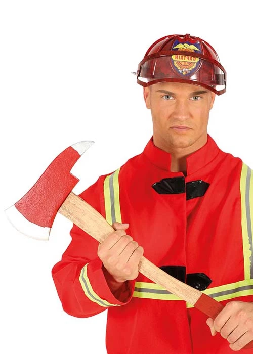Large Fireman Plastic Prop Fire Axe 3 Large Fireman Plastic Prop Fire Axe