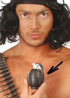 Green Army Toy Fake Grenade With Noise