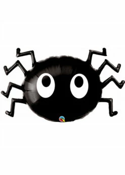Inflated Halloween Black Spider Eyes Shape Helium Balloon