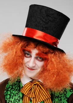 Deluxe Velvet Mad Hatter Top Hat