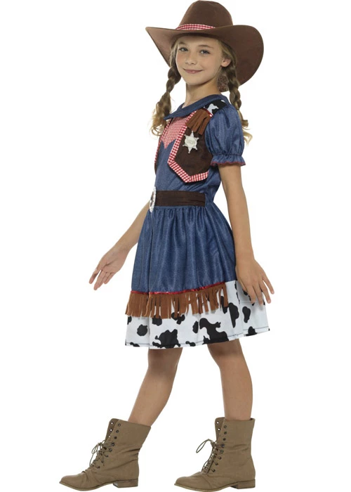 Kids Size Western Texan Cowgirl Costume 4 Kids Size Western Texan Cowgirl Costume - Image 2