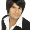 Black Boyband Wig 2 Black Boyband Wig -PartyPersona Store 22184rs