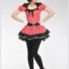 Womens Minnie Style Mouse Girl Costume -PartyPersona Store 2393 womens minnie mouse costume