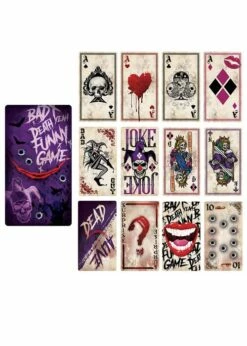 The Joker Style Large Prop Playing Cards Pack 12 5 The Joker Style Large Prop Playing Cards Pack 12 -PartyPersona Store 24255 the joker playing cards 01