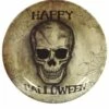 Gothic Skull Happy Halloween Thick Plastic Bowl 1 Gothic Skull Happy Halloween Thick Plastic Bowl -PartyPersona Store 26426 halloween skull bowl