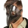Mens Leather Look Steampunk Plague Doctor Mask -PartyPersona Store 2896 steampunk mask