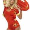 90s TV Show Baywatch Babe Sexy Lifeguard Costume -PartyPersona Store 33321rs