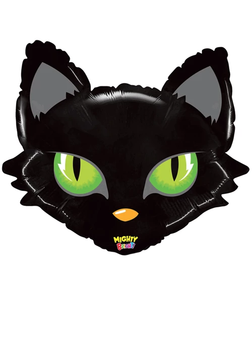 Inflated Halloween Large Black Cat Shape Helium Balloon 3 Inflated Halloween Large Black Cat Shape Helium Balloon