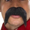 Black Bushy Mexican Gringo Stick On Moustache -PartyPersona Store 39284rs