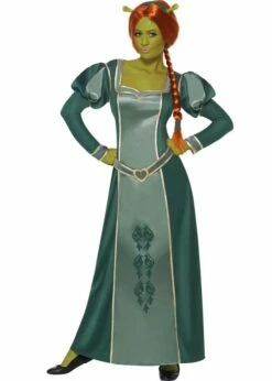Shrek Fancy Dress Adult Princess Fiona Costume