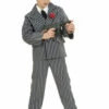 Boys 1920s Striped Gangster Suit Costume -PartyPersona Store 42546 kids gangster costume new