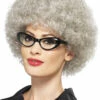 Adult Grey Curly Granny Perm Wig 1 Adult Grey Curly Granny Perm Wig -PartyPersona Store 43055rs