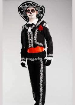 Adult Day Of The Dead Mexican Skeleton Costume