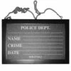 Cops And Robbers Prop Mug Shot Chalkboard -PartyPersona Store 4417B rs