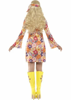 Ladies Flower Power Hippie Costume -PartyPersona Store 45520rs 03