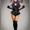 Womens Halloween Gothic Dark Angel Costume