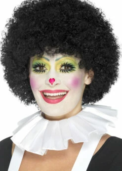 Adult Clown Collar White Neck Ruffle