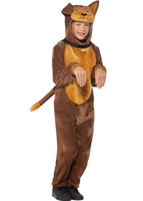 Childrens Size Brown Dog Costume 3 Childrens Size Brown Dog Costume