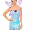 Womens Lilac Sequin Twinkle Fairy Dust Costume -PartyPersona Store 5010 rs