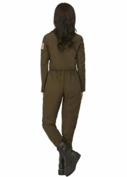 Womens Top Gun Maverick Fighter Pilot Costume 9 Womens Top Gun Maverick Fighter Pilot Costume -PartyPersona Store 52558 rs 03