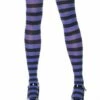 Purple Striped Stockings -PartyPersona Store 6005purplexrs