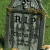 Halloween Party Deluxe Prop Victor Tombstone With Moss -PartyPersona Store 6182 VIC