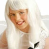 Childrens Christmas Angel Long White Wig 2 Childrens Christmas Angel Long White Wig -PartyPersona Store 6270Ars