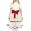 Kids Annabelle Style Scary Doll Costume