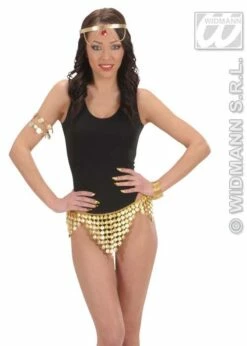 Harem Girl Belly Dancer Gold Coin Belt -PartyPersona Store 6955Grs 03