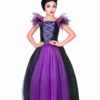 Childrens Deluxe Purple Maleficent Style Costume