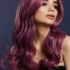 Womens Deluxe Fever Long Mauve Khloe Wig 1 Womens Deluxe Fever Long Mauve Khloe Wig -PartyPersona Store 71096 rs
