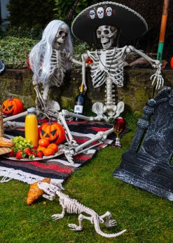 Halloween Gravestone Prop RIP Skull Tombstone -PartyPersona Store 72019 rs 01