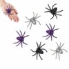 Halloween Party Glitter Spider Decorations Pk6 -PartyPersona Store 74476rs