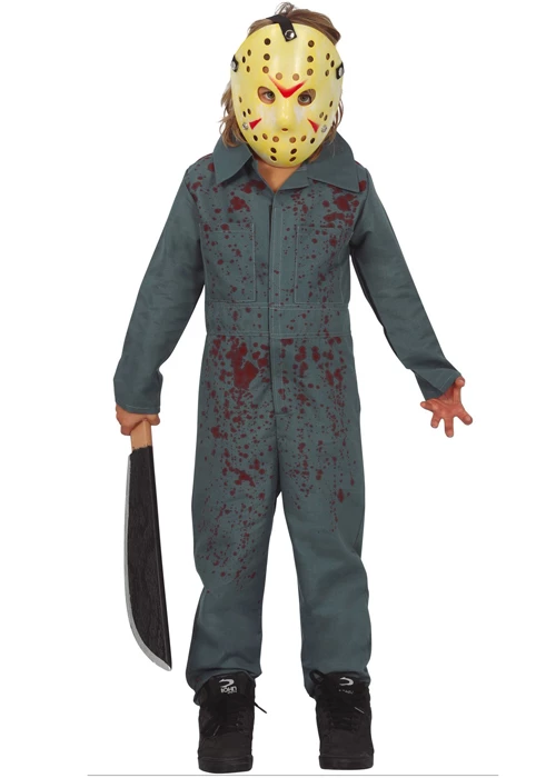 Childrens Halloween Jason Voorhees Style Costume 3 Childrens Halloween Jason Voorhees Style Costume