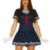 Womens Blue Sailor Girl Costume 1 Womens Blue Sailor Girl Costume -PartyPersona Store 84359rs