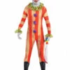 Childrens Size Halloween Killer Clown 2nd Skin Costume -PartyPersona Store 844492rs