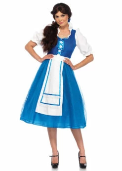 Womens Belle Style Storybook Village Beauty Costume -PartyPersona Store 85618 rs 02