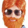 Mens Leprechaun Ginger Wig And Beard Set -PartyPersona Store 85736 rs