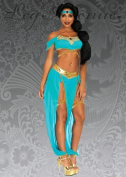 Ladies Leg Avenue Oasis Princess Jasmine Costume