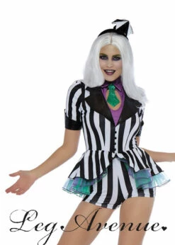 Ladies Leg Avenue Striped Beetle Babe Costume