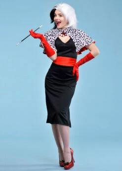 Adult Ladies Disney Cruella De Vil Costume