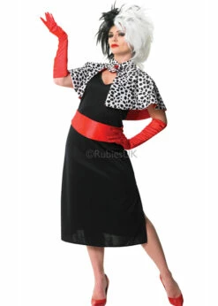 Adult Ladies Disney Cruella De Vil Costume -PartyPersona Store 880564 cruella costume