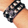 80's Gothic Punk Rock Studded Wristband 1 80's Gothic Punk Rock Studded Wristband -PartyPersona Store 97049rs