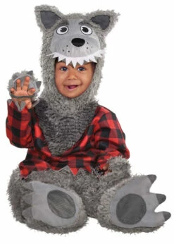 Baby Size Halloween Grey Werewolf Costume